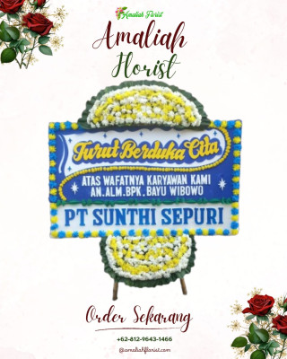 Papan Bunga Duka di Yigi